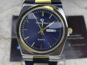 DB Two Tone Sapphire Dial Plane Bezel Quartz Watch