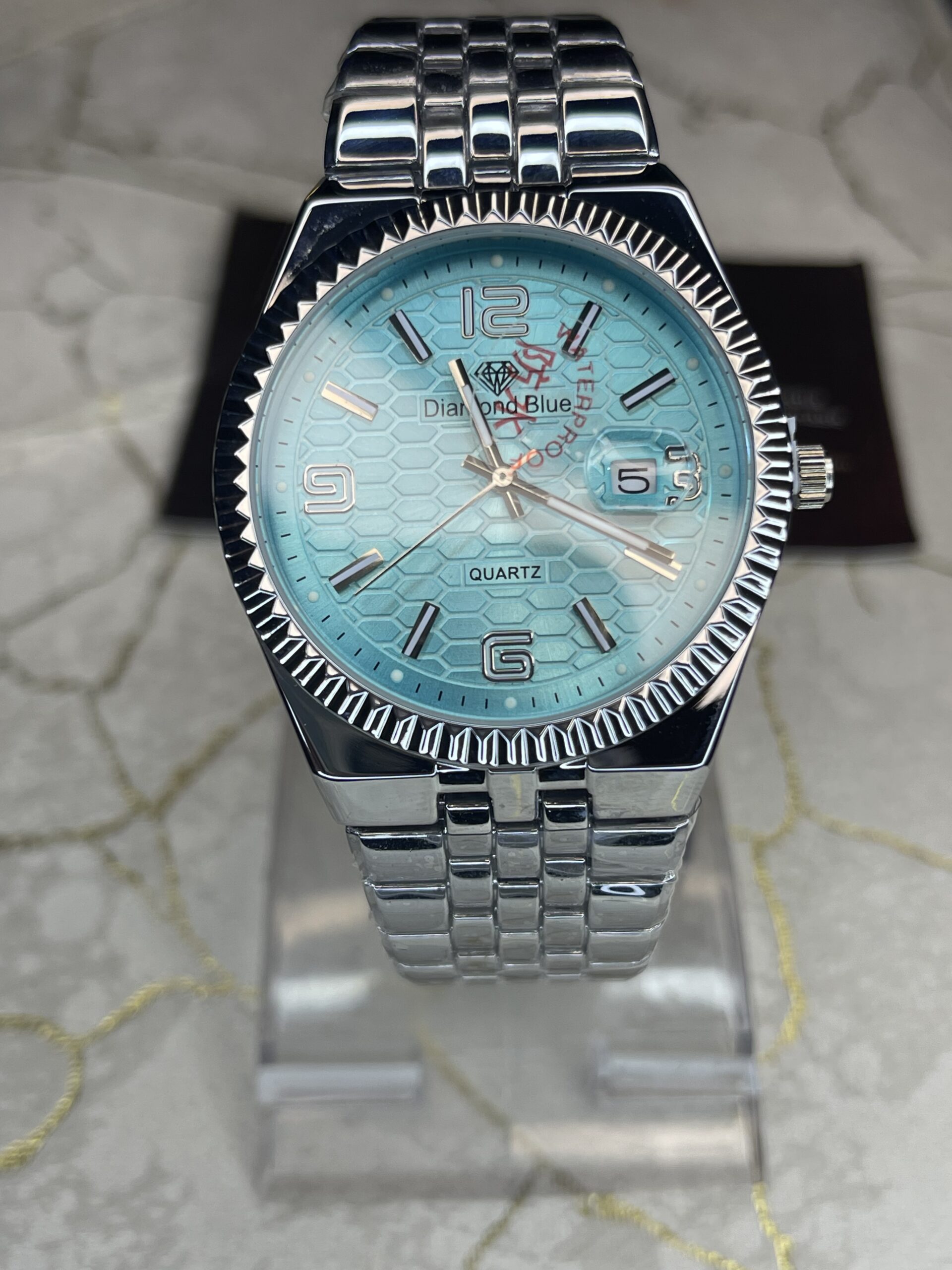 DB Tiffany Dial  Fluted Bezel Watch