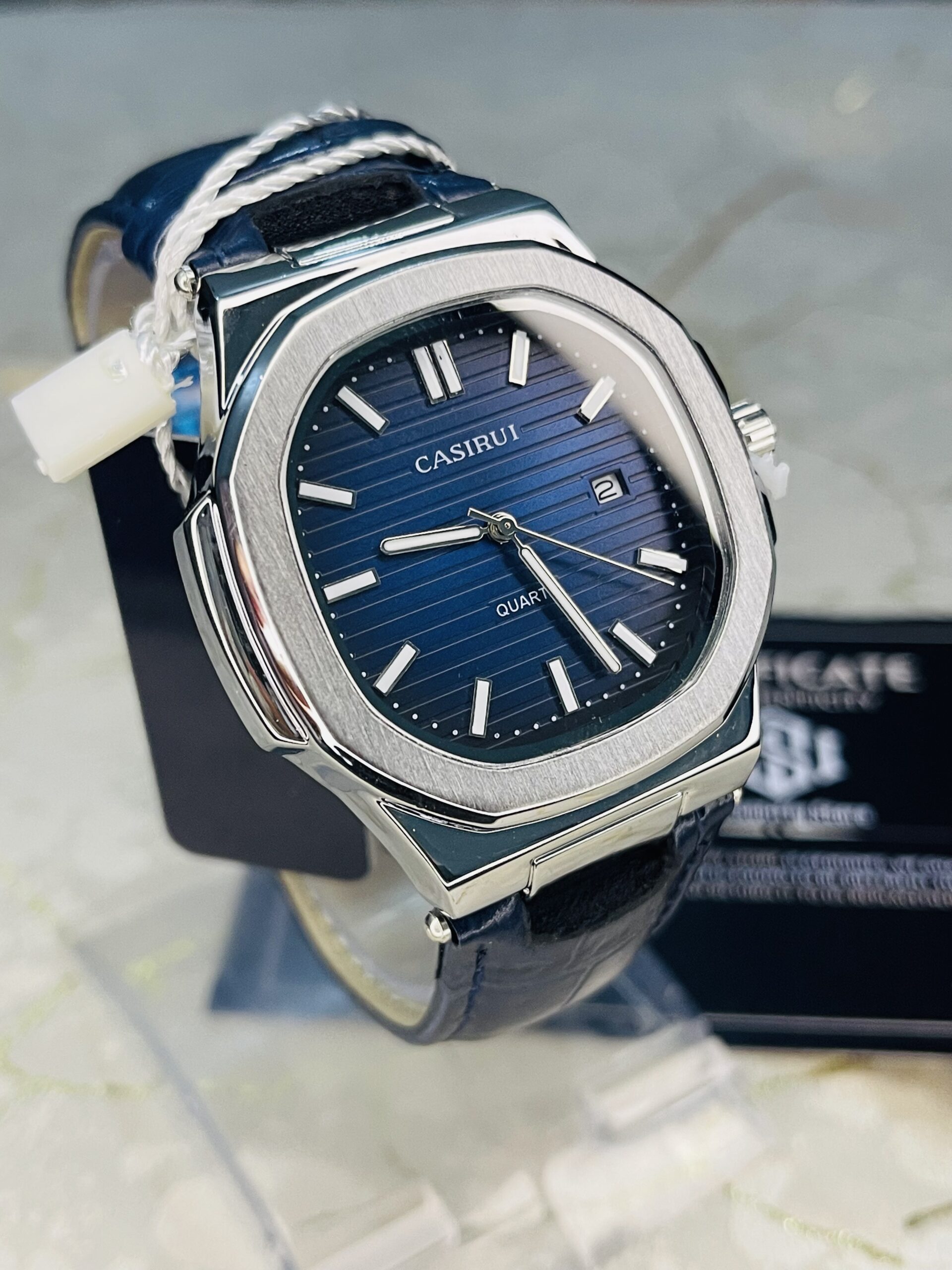 Navy Blue Casirui Nautilus Watch