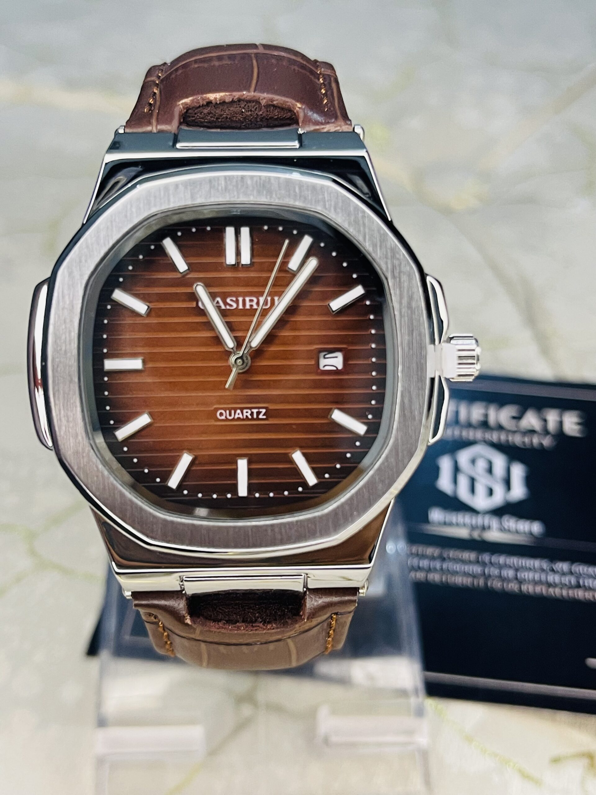 ChoclatebBrown Casirui Nautilus Watch